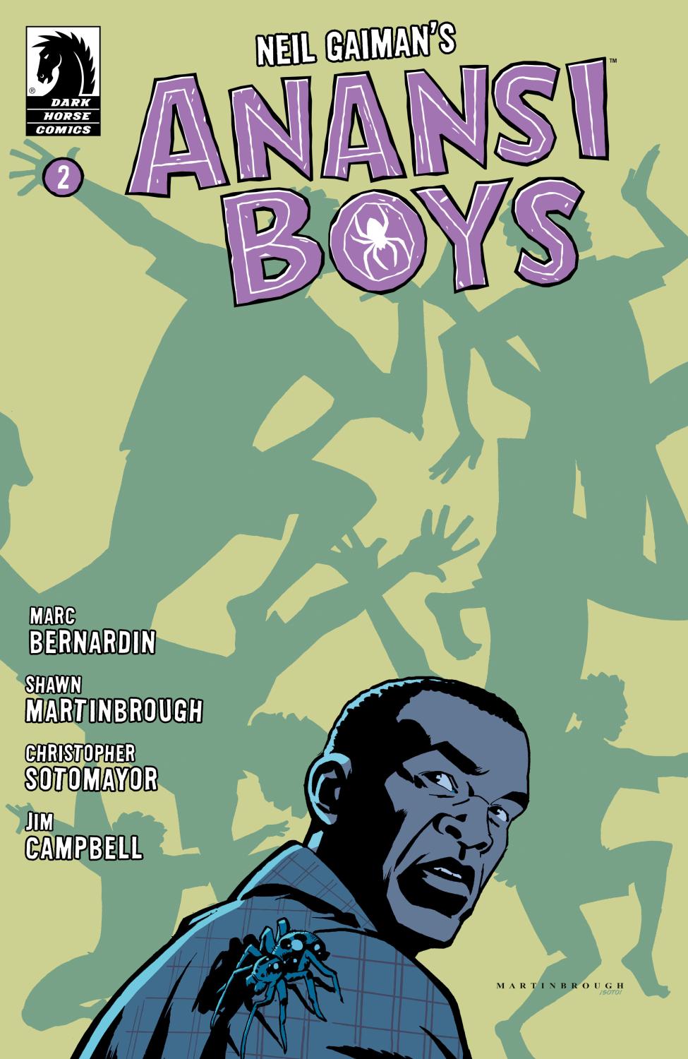 ANANSI BOYS I #2 CVR B SHAWN MARTINBROUGH