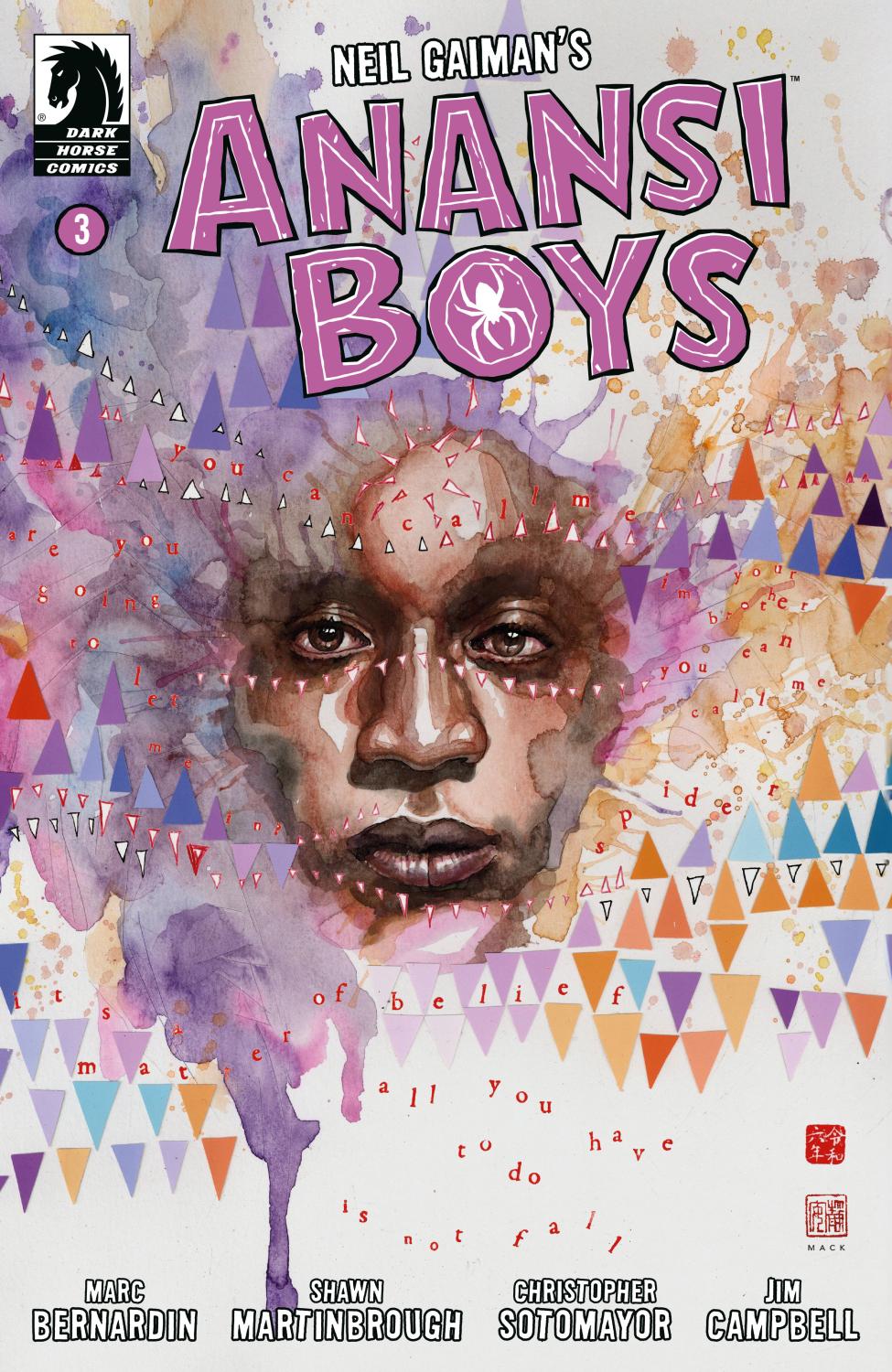 ANANSI BOYS I #3 CVR A DAVID MACK