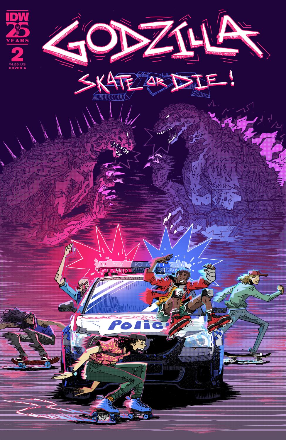 GODZILLA SKATE OR DIE #2 COVER A JOYCE CVR A