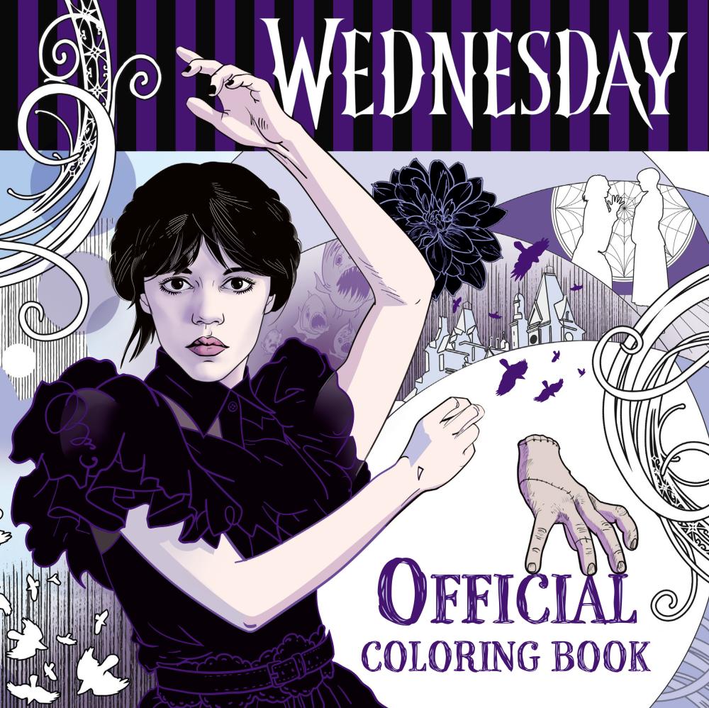 WEDNESDAY OFFICIAL COLORING BOOK