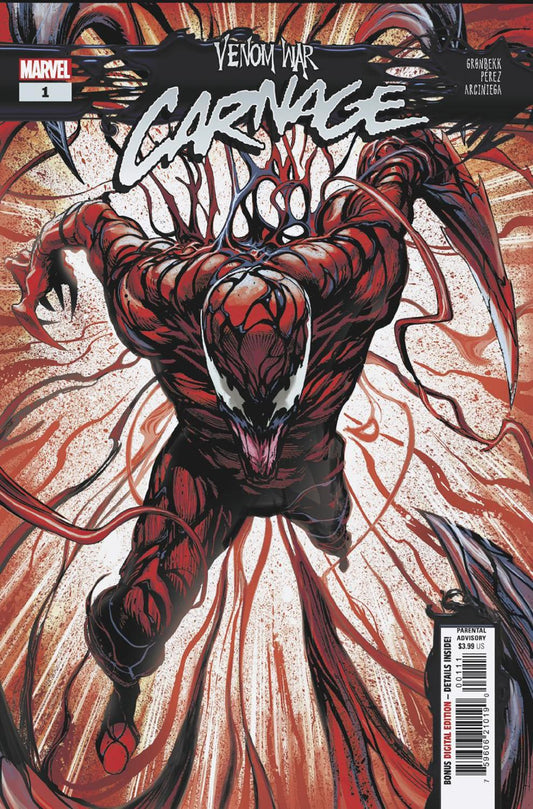 VENOM WAR CARNAGE #1 VW CVR A