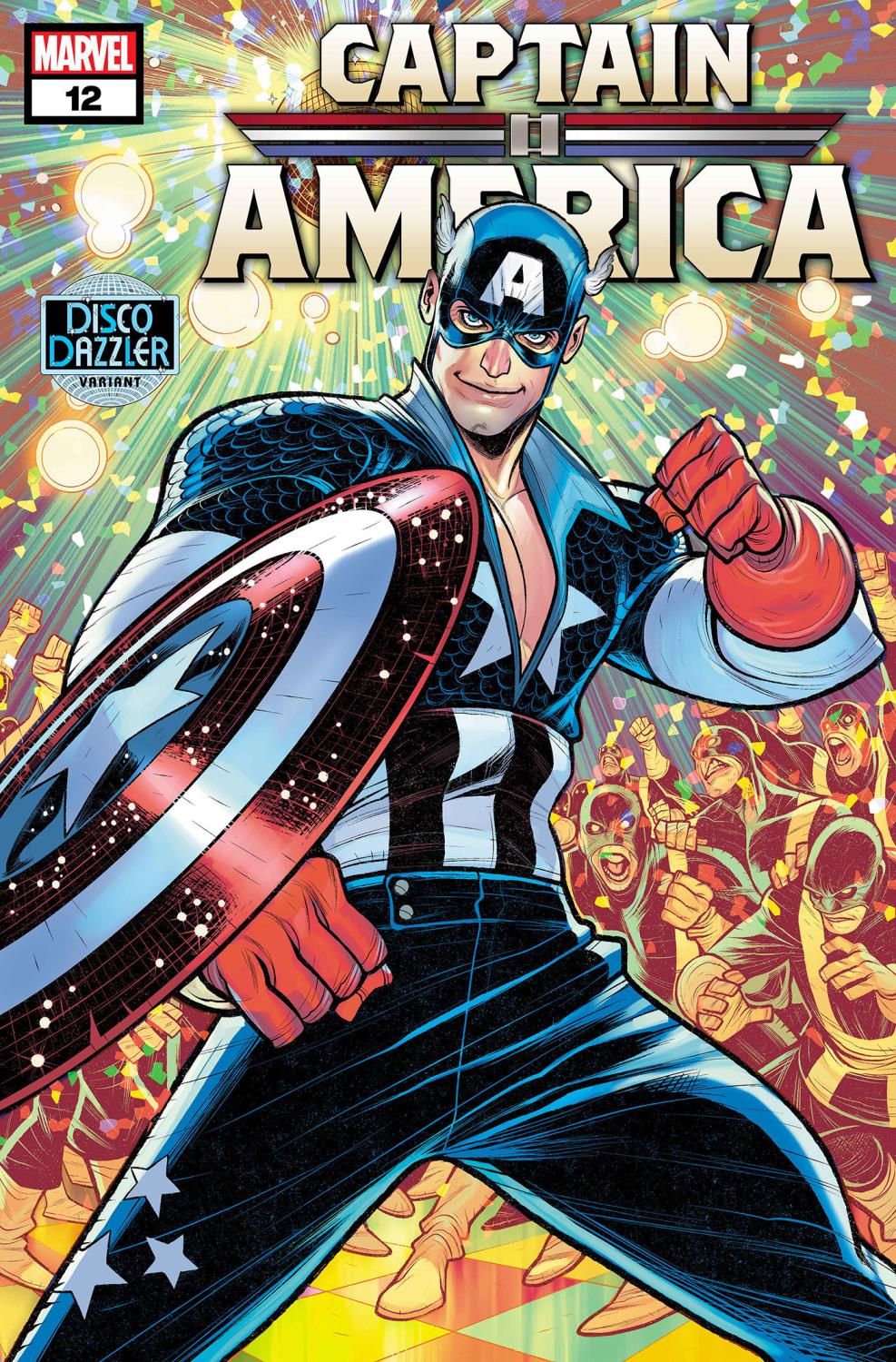 CAPTAIN AMERICA #12 ELIZABETH TORQUE DISCO DAZZLER VAR CVR C