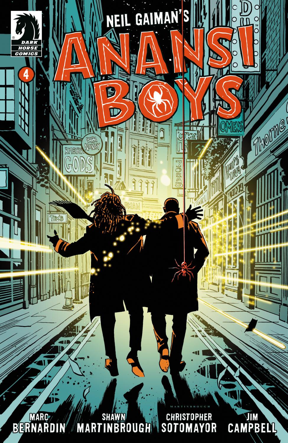 ANANSI BOYS I #4 CVR B SHAWN MARTINBROUGH