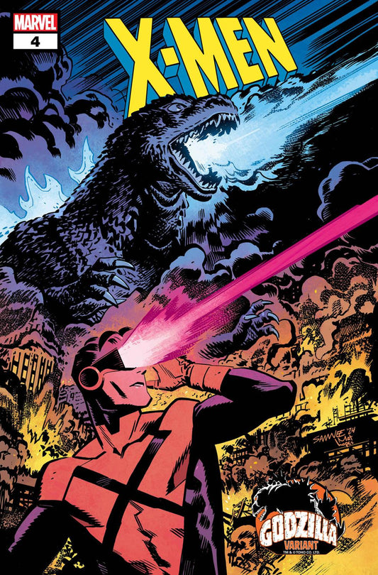 X-MEN #4 CHRIS SAMNEE GODZILLA VAR CVR C