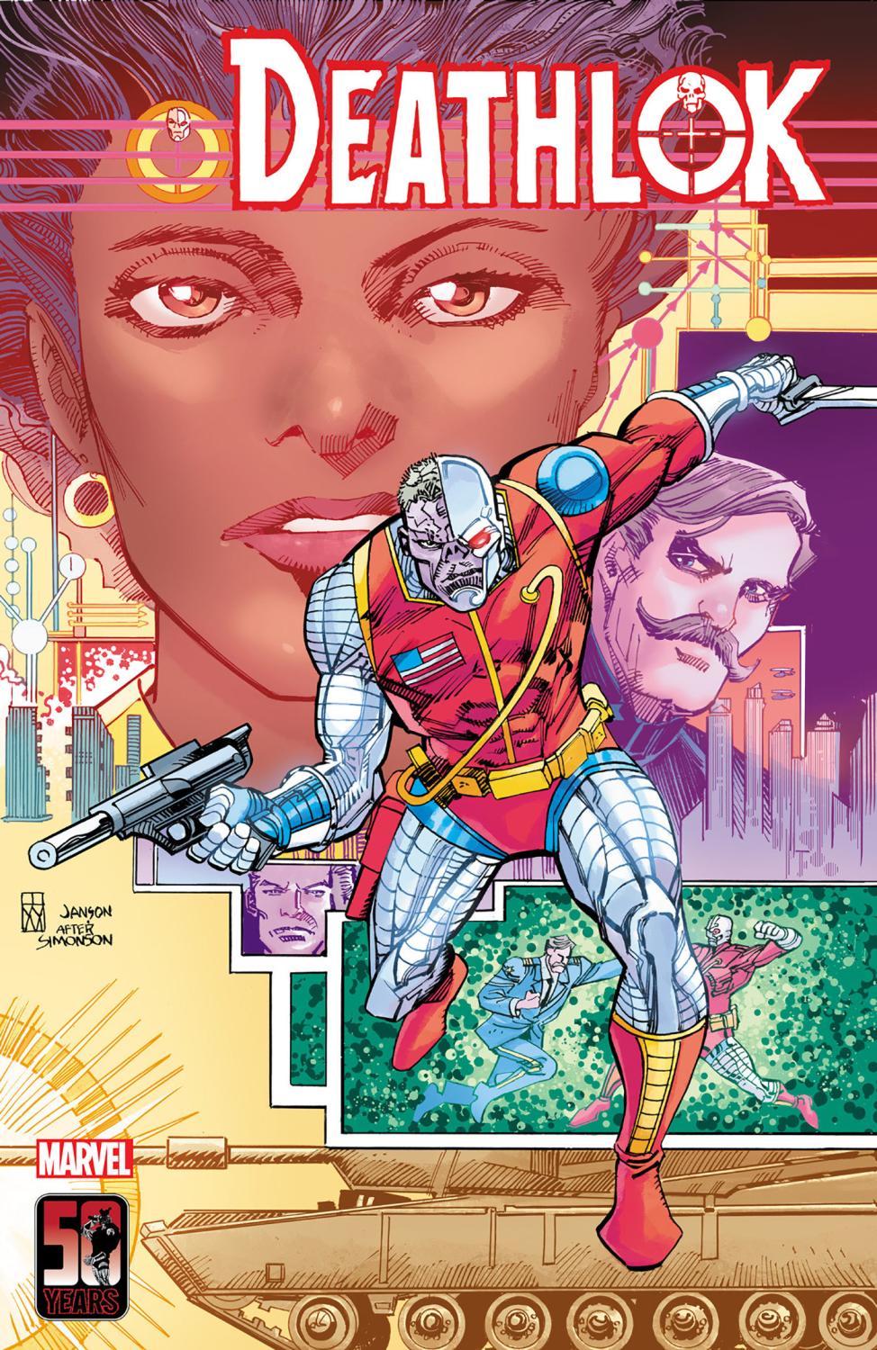 DEATHLOK 50TH ANNIVERSARY SPECIAL #1 DENYS COWAN VAR CVR B