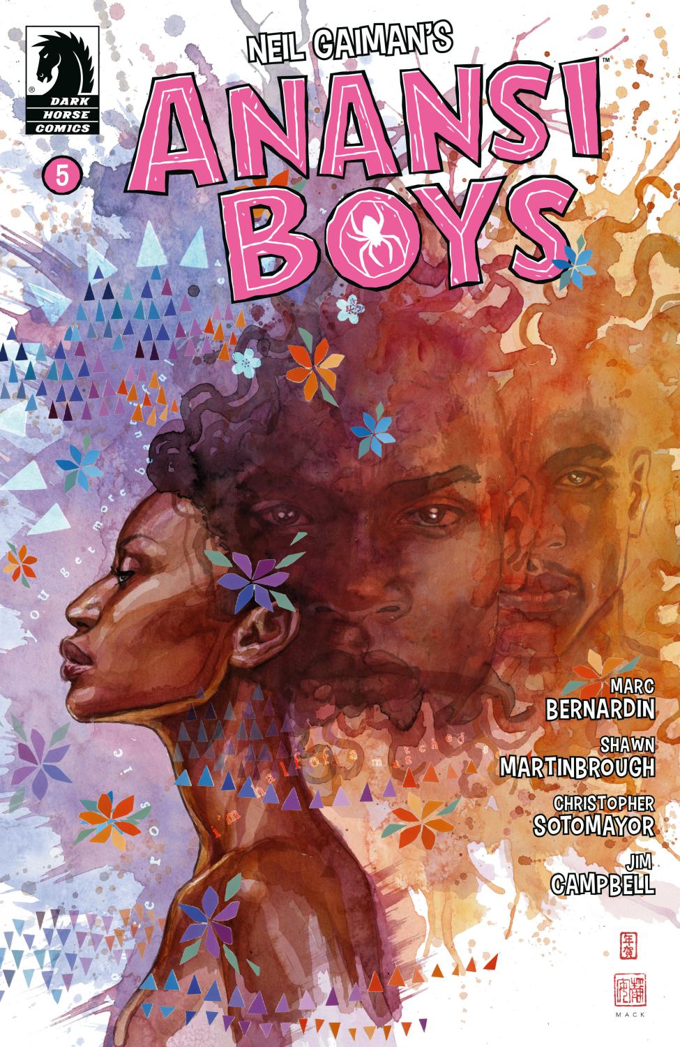 ANANSI BOYS I #5 CVR A DAVID MACK