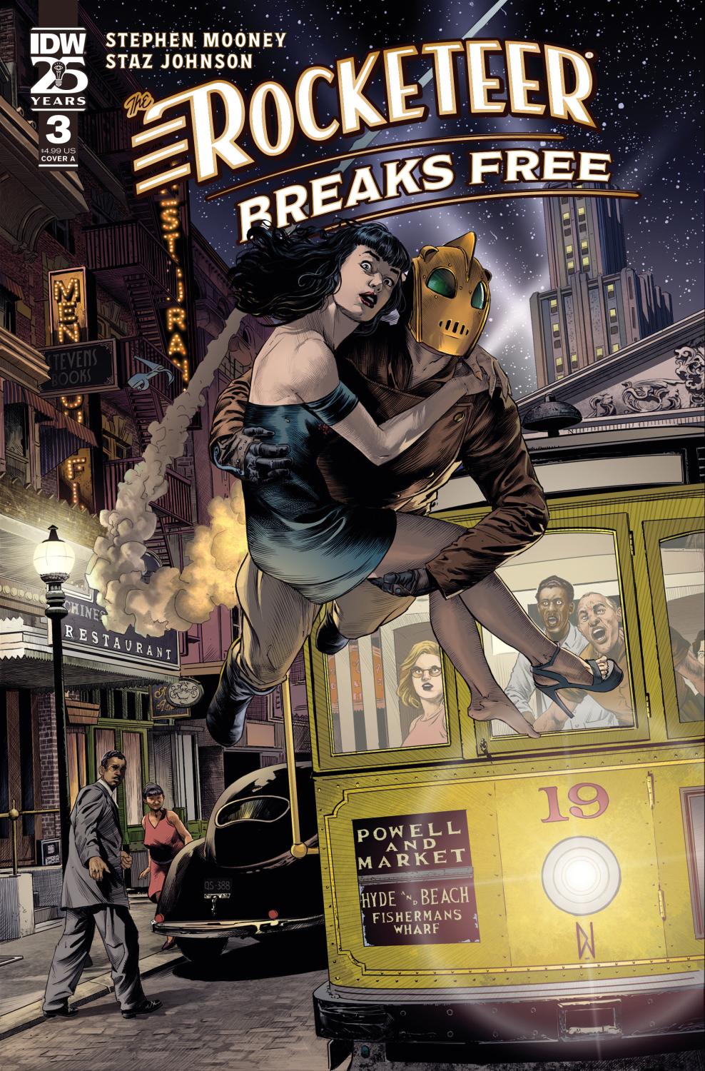 THE ROCKETEER BREAKS FREE #3 COVER A WHEATLEY CVR A