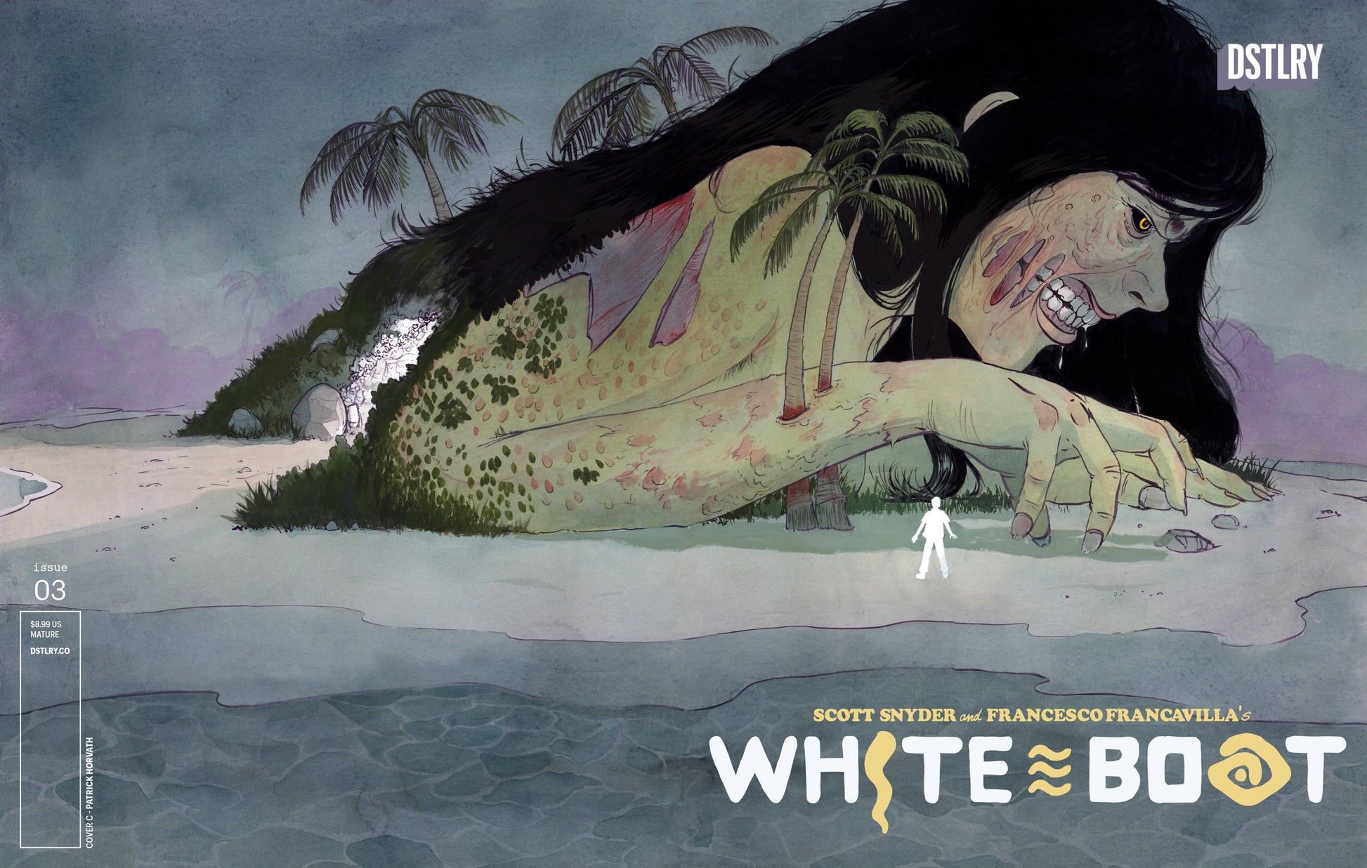 WHITE BOAT #3 CVR C PATRICK HORVATH 5 COPY VAR