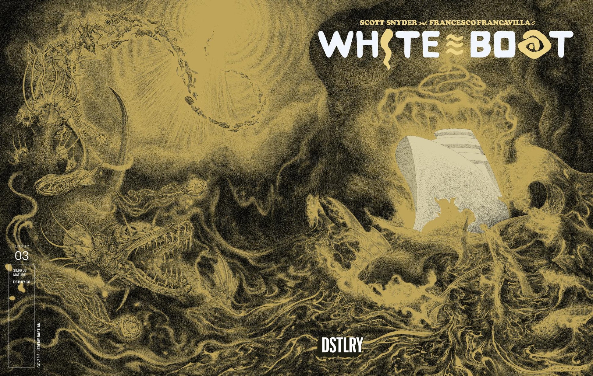 WHITE BOAT #3 CVR E JEREMY BASTIAN 15 COPY VAR
