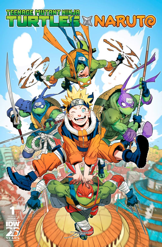 TEENAGE MUTANT NINJA TURTLES X NARUTO #1 COVER A JIMNEZ CVR A