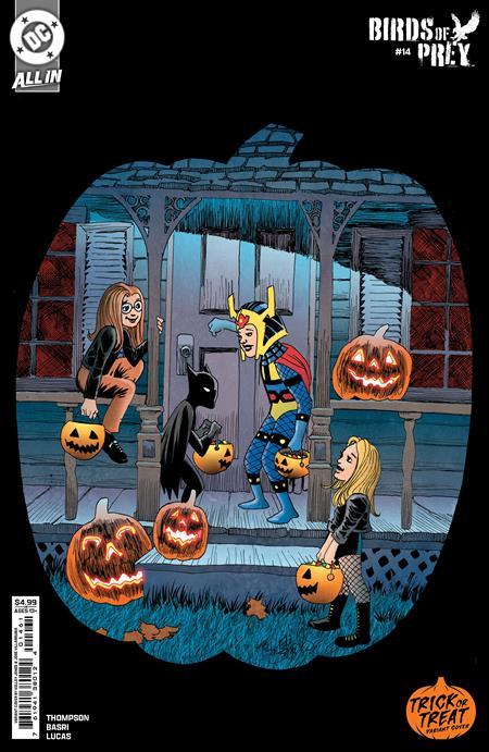 BIRDS OF PREY #14 CVR D KELLEY JONES TRICK OR TREAT CARD STOCK VAR