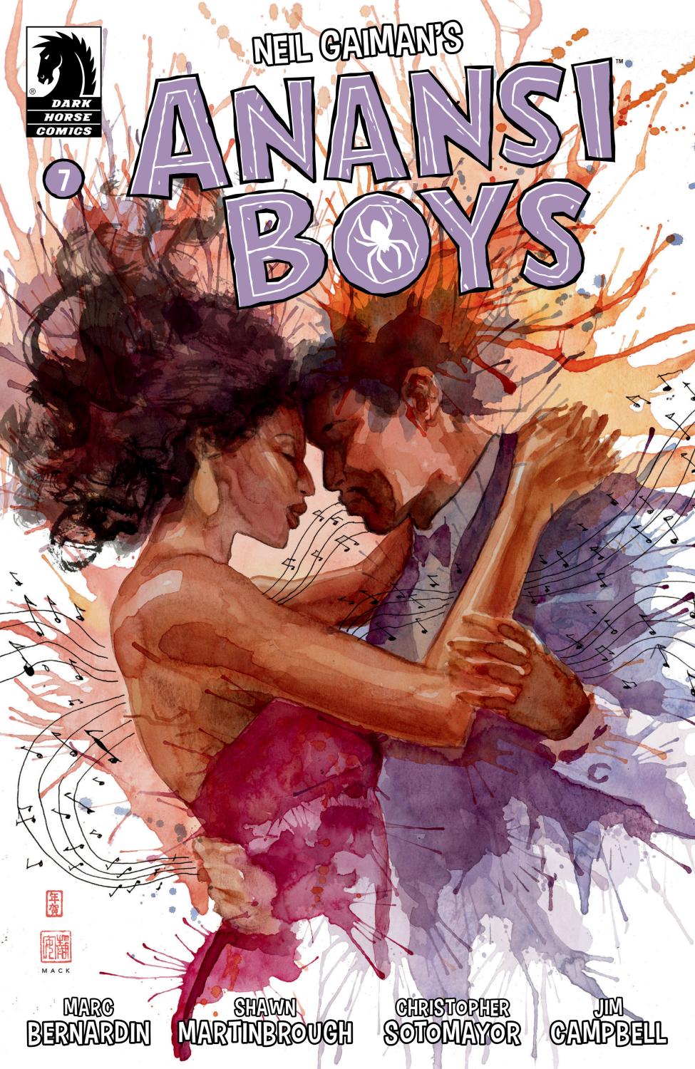 ANANSI BOYS I #7 CVR A DAVID MACK