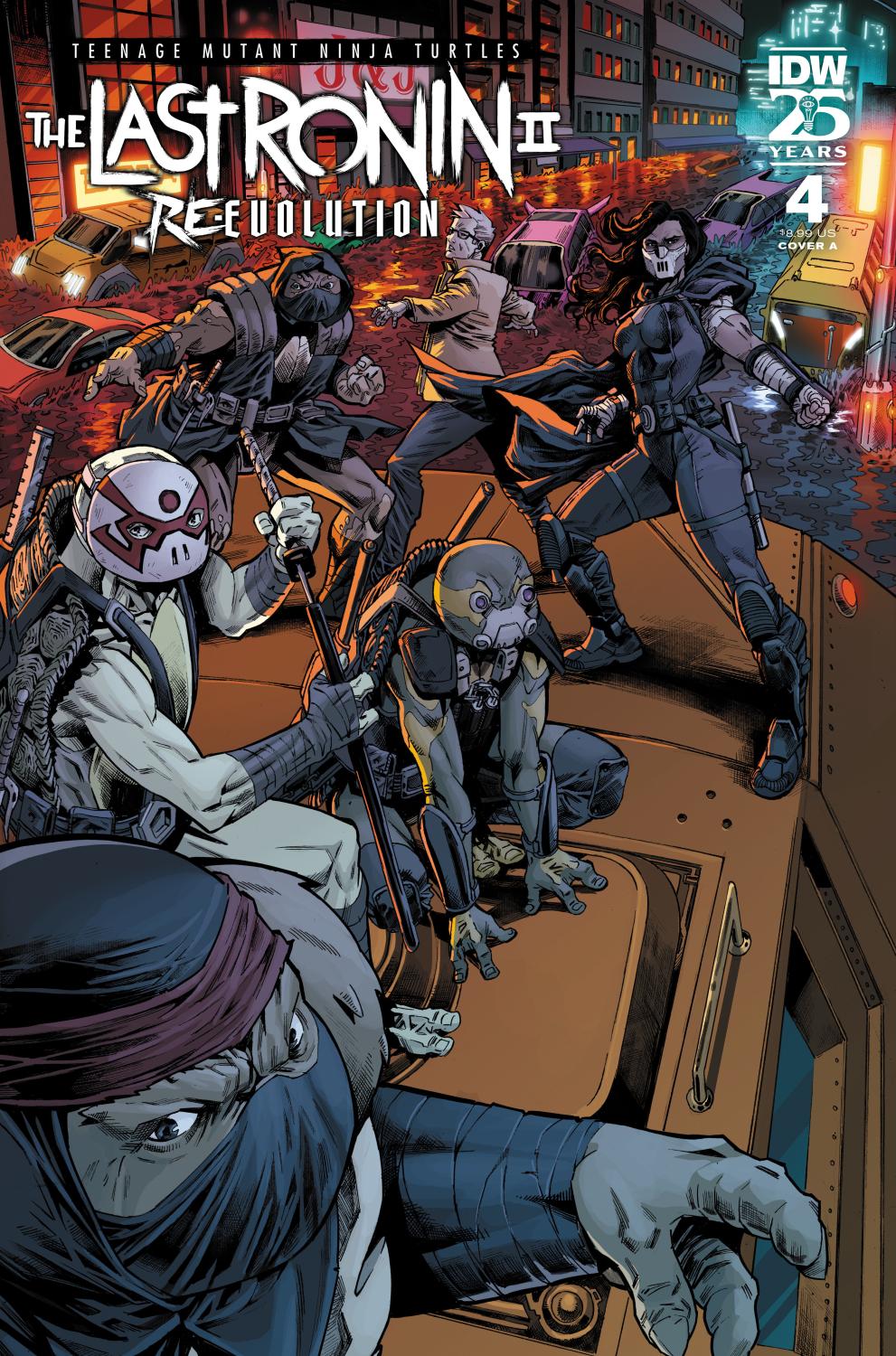 TEENAGE MUTANT NINJA TURTLES THE LAST RONIN II--RE-EVOLUTION #4 COVER A ESCORZAS