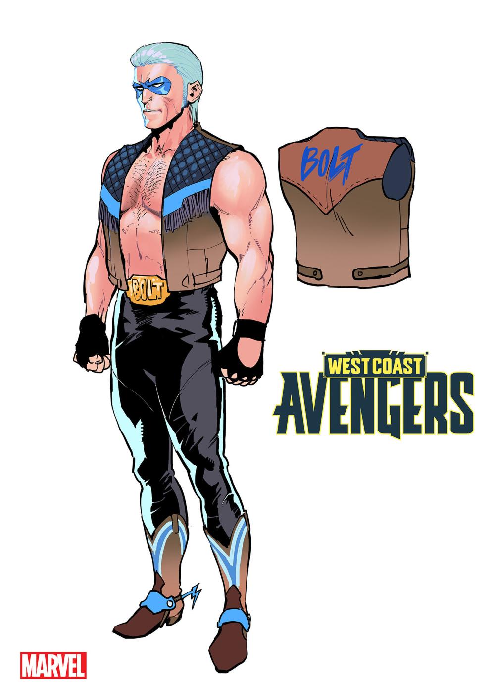 WEST COAST AVENGERS #1 DANNY KIM DESIGN VAR 1:10 INCV