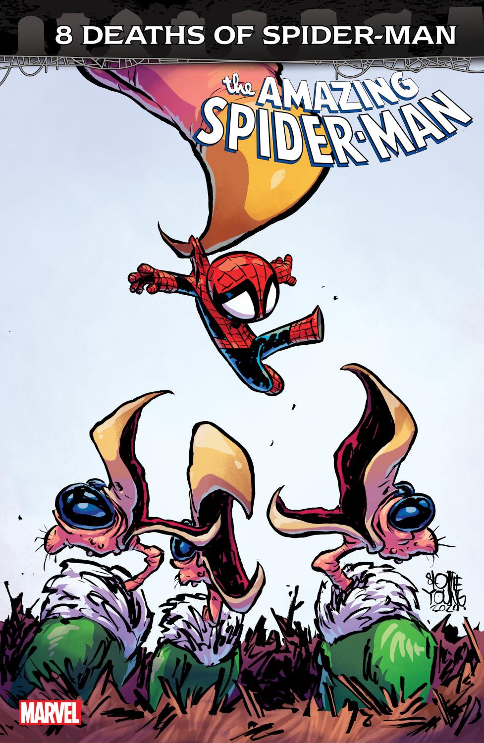 AMAZING SPIDER-MAN #64 SKOTTIE YOUNG 8 DEATHS OF SPIDER-MAN VAR CVR B