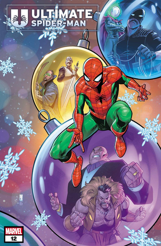 ULTIMATE SPIDER-MAN #12 PACO MEDINA WINTER HOLIDAY VAR CVR C