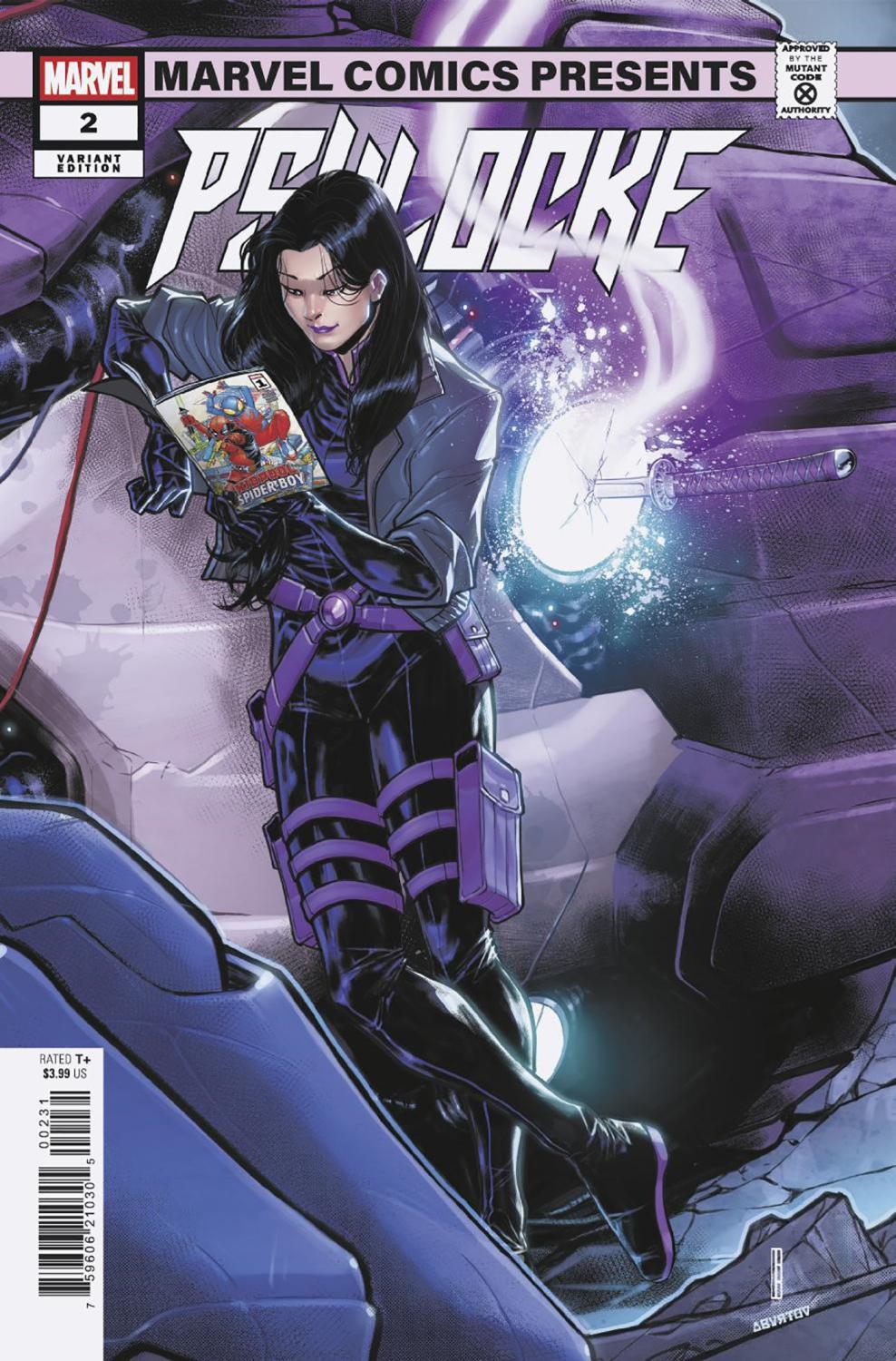 PSYLOCKE #2 DAVID BALDEON MARVEL COMICS PRESENTS VAR CVR C