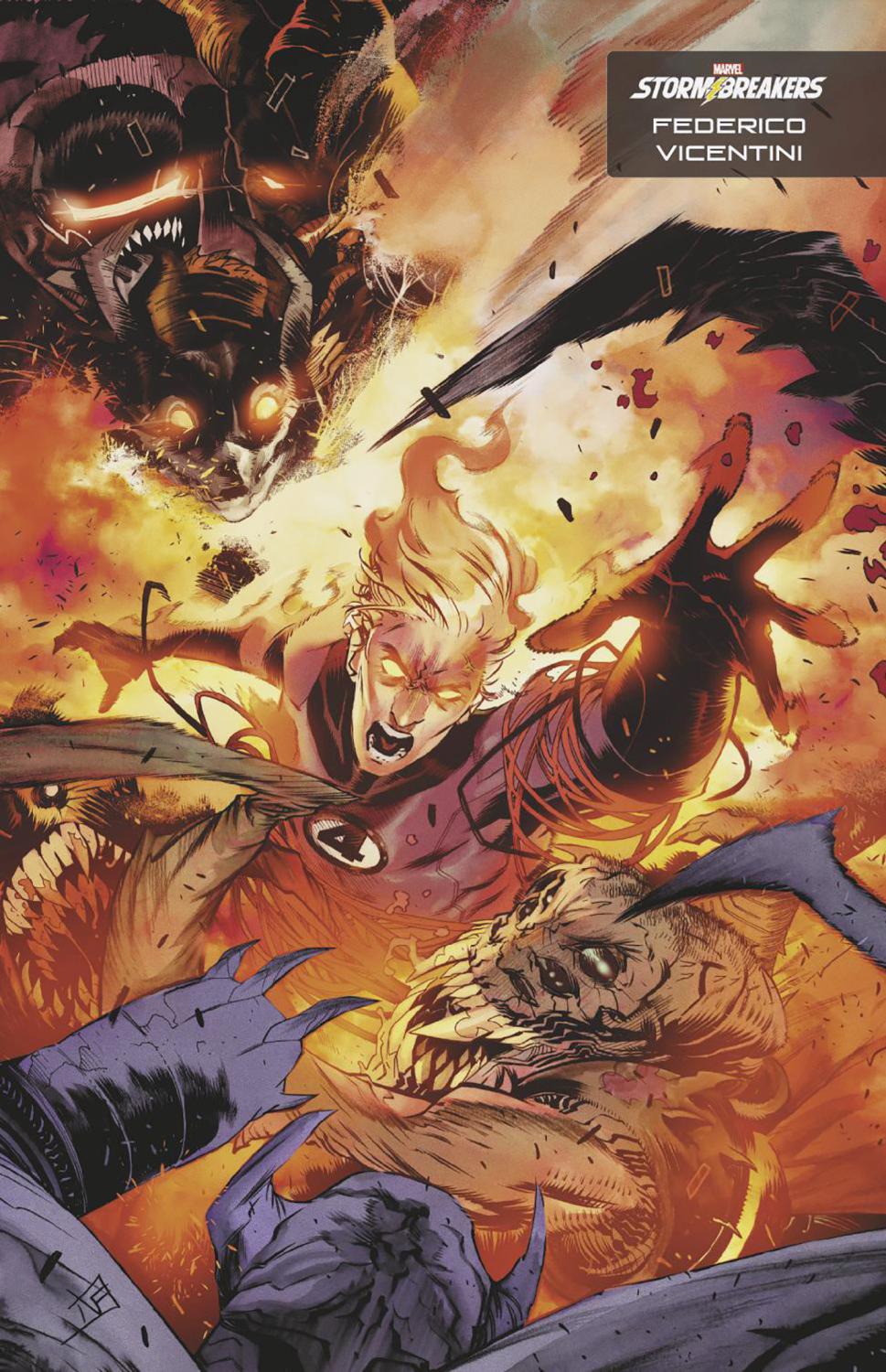 FANTASTIC FOUR #27 FEDERICO VICENTINI STORMBREAKERS VAR CVR E
