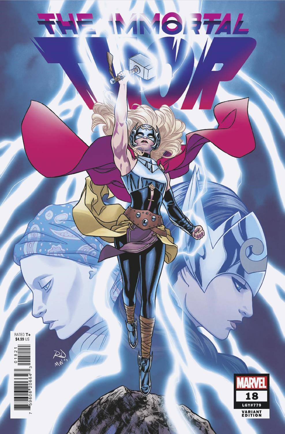 IMMORTAL THOR #18 RUSSELL DAUTERMAN MIGHTY THOR 10TH ANNIVERSARY VAR CVR B