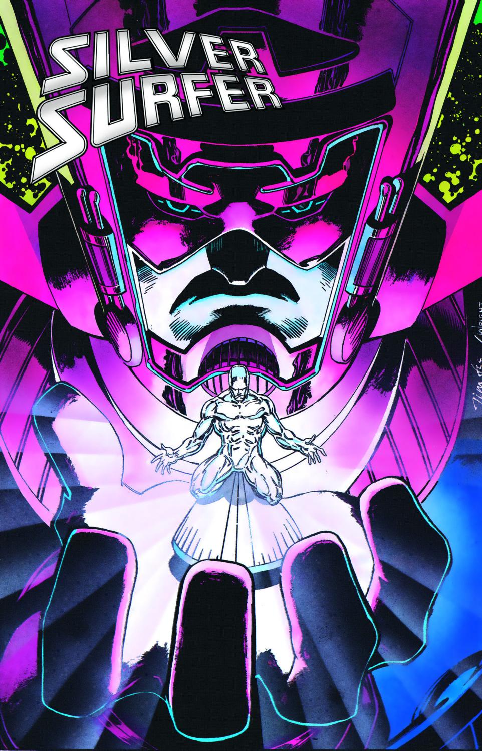 SILVER SURFER RETURN TO THE SPACEWAYS OMNIBUS JIM LEE COVER DM ONLY HC