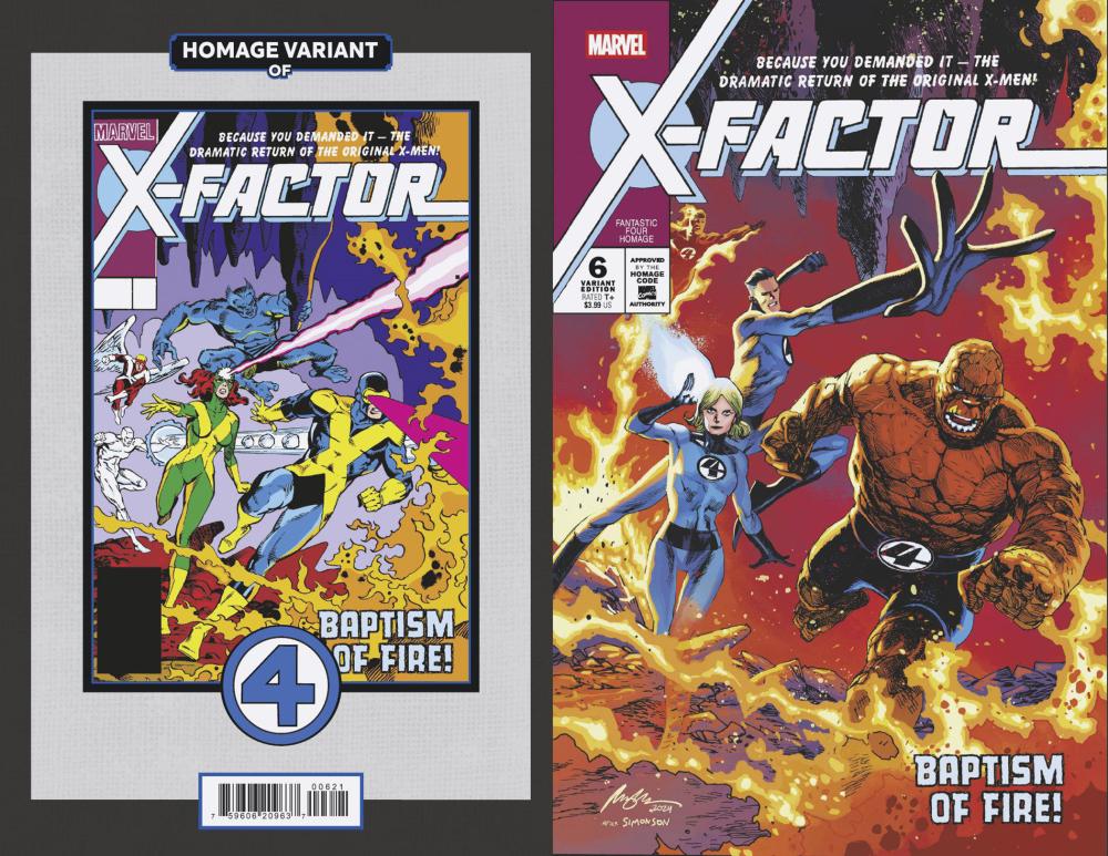 X-FACTOR #6 RAFAEL ALBUQUERQUE FANTASTIC FOUR HOMAGE VAR CVR B