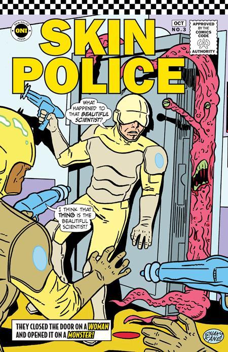 SKIN POLICE #3 CVR C 20 COPY INCV SILVER AGE KANE MR OF 4