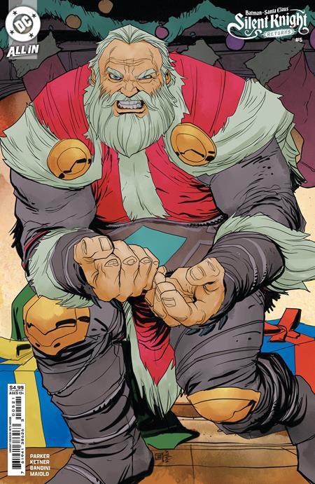 BATMAN SANTA CLAUS SILENT KNIGHT RETURNS #5 CVR B PETE WOODS CARD STOCK VAR OF 5