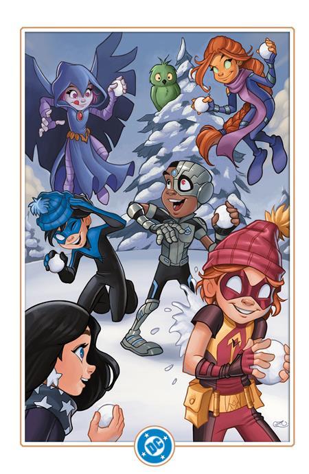 TITANS #18 CVR D CHRISSIE ZULLO DC WINTER WONDERLAND CARD STOCK VAR