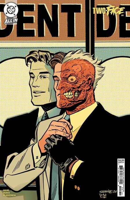 TWO-FACE #1 CVR C CHRIS SAMNEE CARD STOCK VAR OF 6