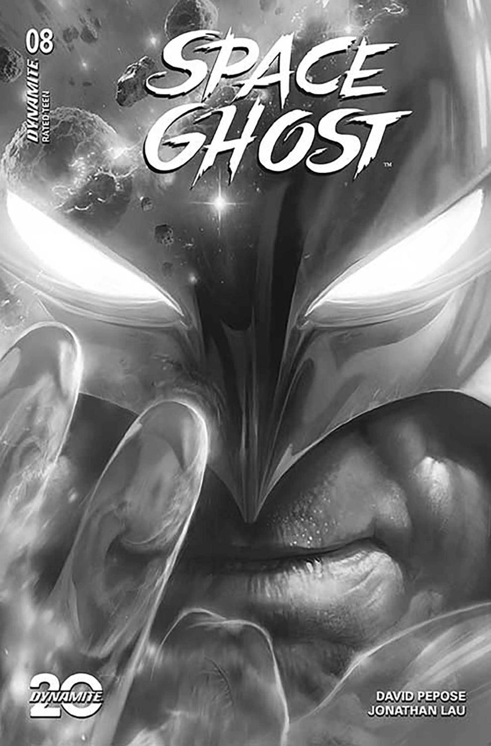 SPACE GHOST #8 CVR O 7 COPY FOC INCV MATTINA BANDW