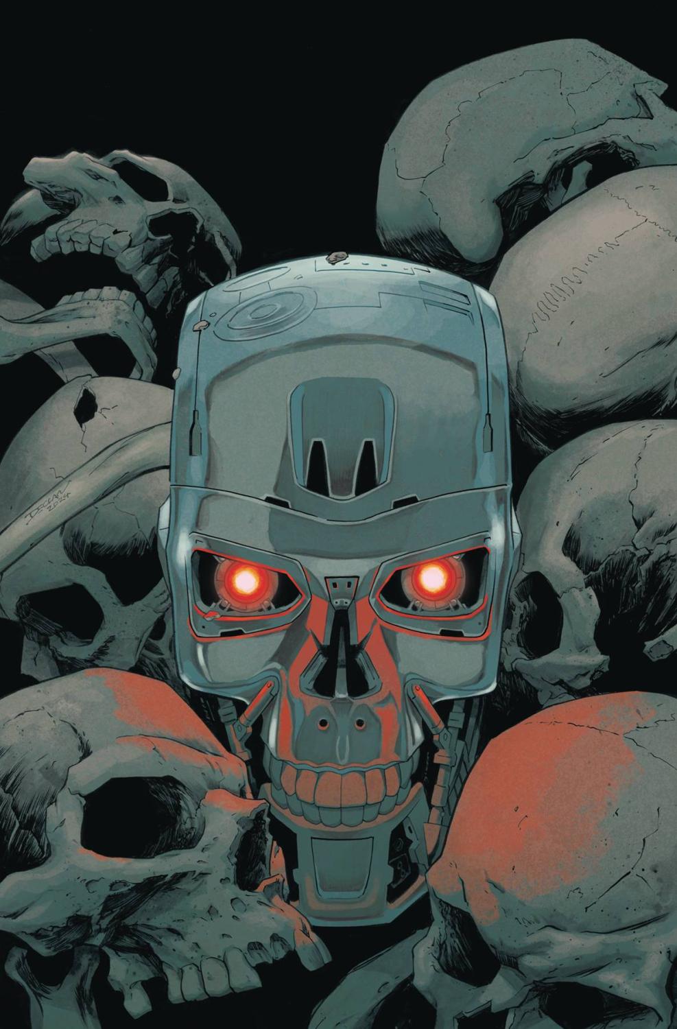 TERMINATOR #1 SHALVEY METAL EMBOSSED CVR DE EXC VAR #