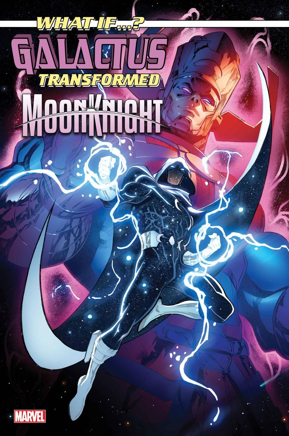 WHAT IF GALACTUS GALACTUS TRANSFORMED MOON KNIGHT #1 IBAN COELLO VAR CVR C