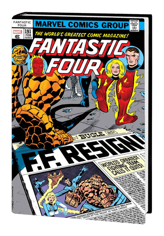 THE FANTASTIC FOUR OMNIBUS VOL 6 GEORGE PEREZ COVER DM ONLY HC