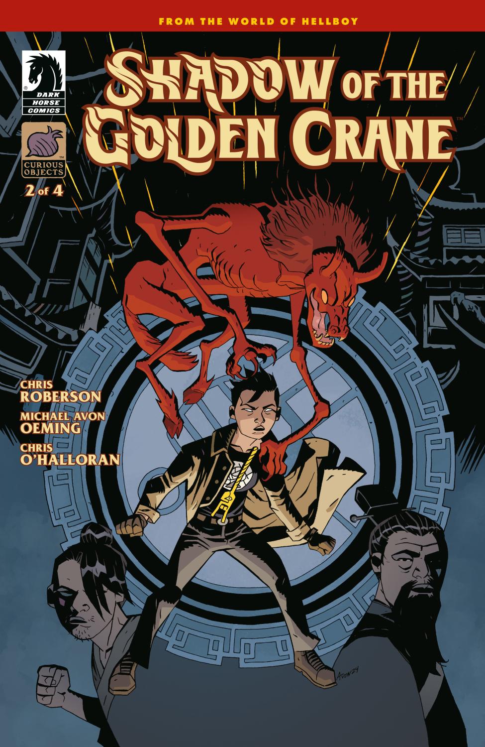 SHADOW OF THE GOLDEN CRANE #2 CVR A MICHAEL AVON OEMING