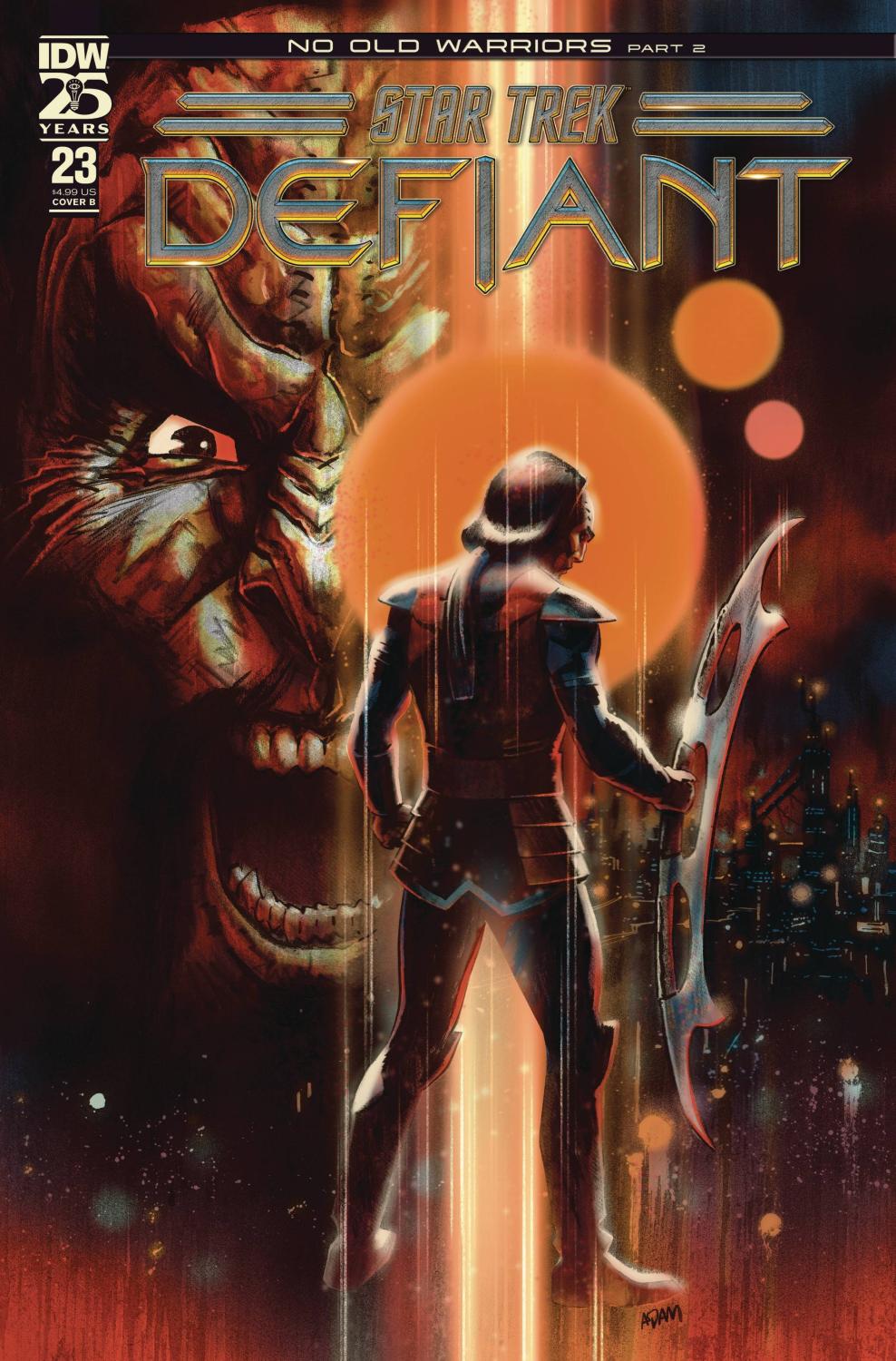 STAR TREK DEFIANT #23 VAR B GORHAM CVR B