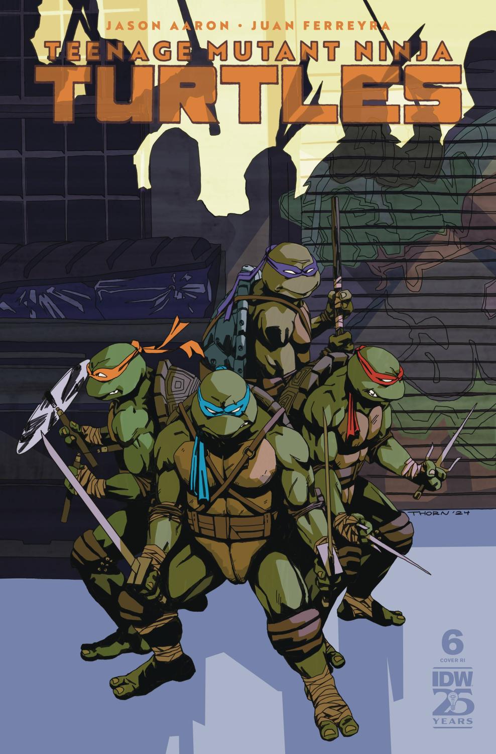 TEENAGE MUTANT NINJA TURTLES #6 VAR RI 10 THORN CVR D 1:10 INCV