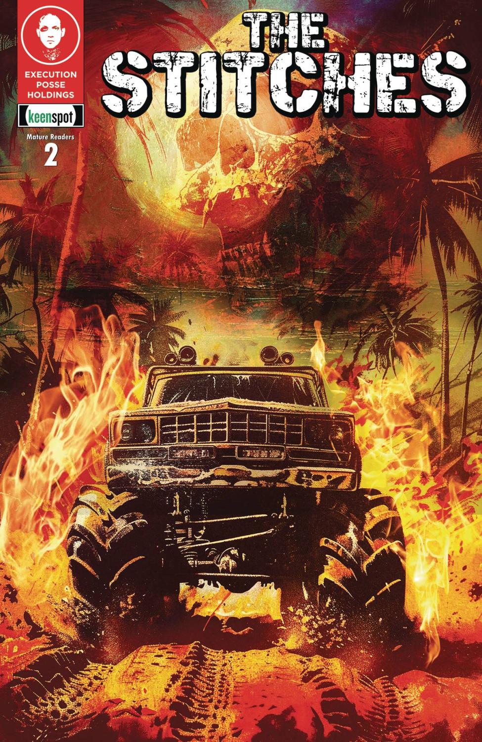 STITCHES #2 CVR B SKULL GRIFFIN HOLOFOIL OF 3