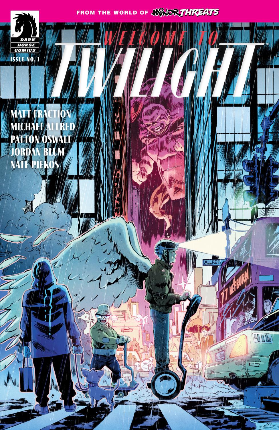 FROM THE WORLD OF MINOR THREATS WELCOME TO TWILIGHT #1 CVR A SCOTT HEPBURN
