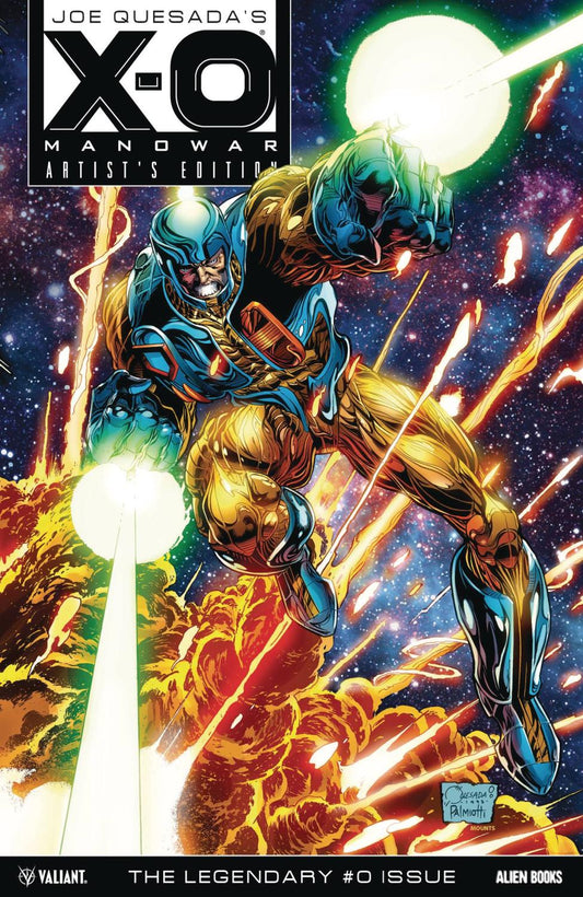 X-O MANOWAR #0 CVR A QUESADA AND PALMIOTTI RECOLORED