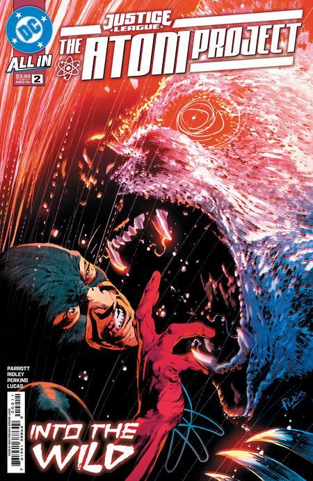 JUSTICE LEAGUE THE ATOM PROJECT #2 CVR A MIKE PERKINS OF 6