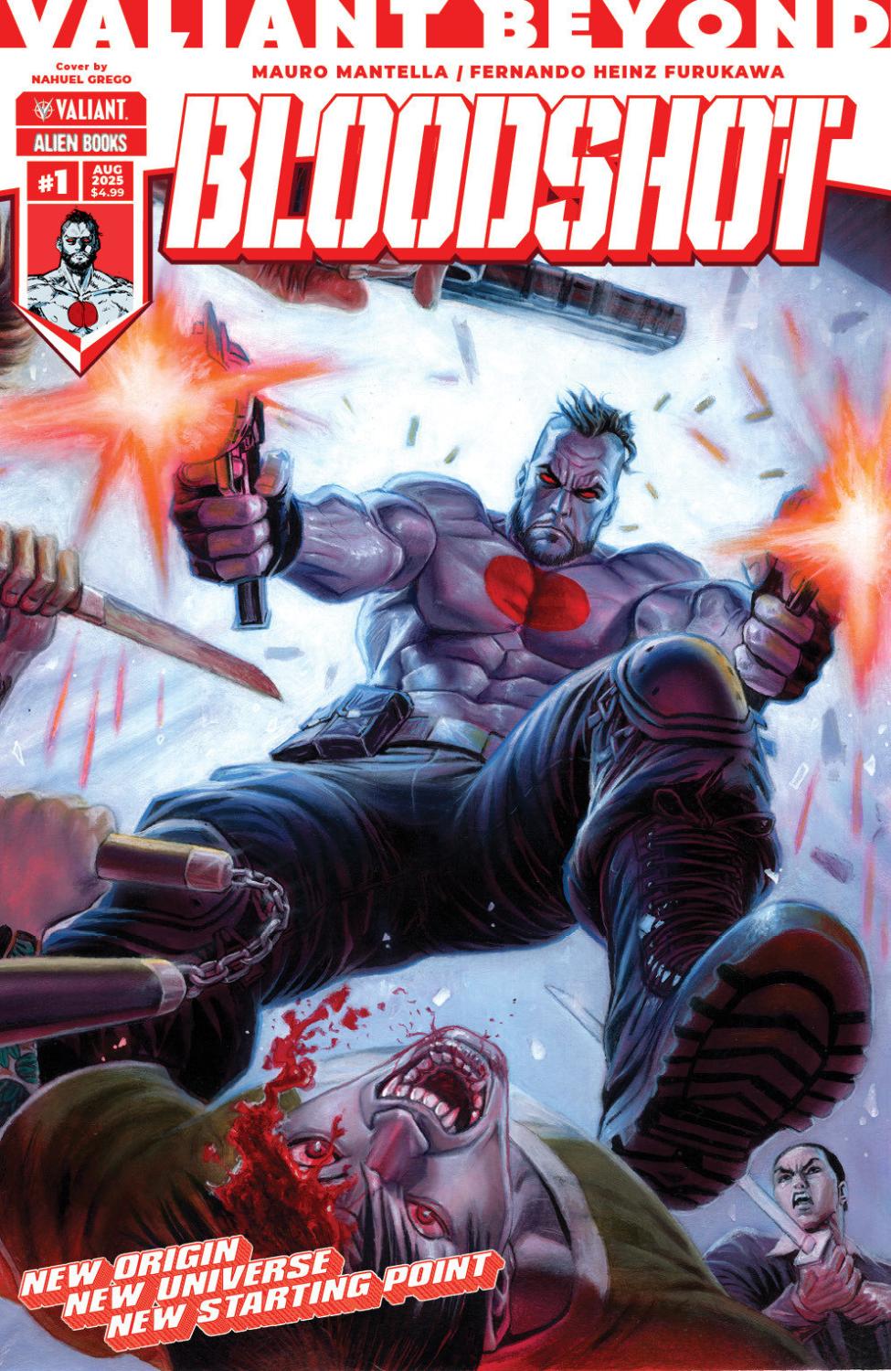 VALIANT BEYOND BLOODSHOT #1 VAR B GREGO WRAPAROUND VAR CVR B