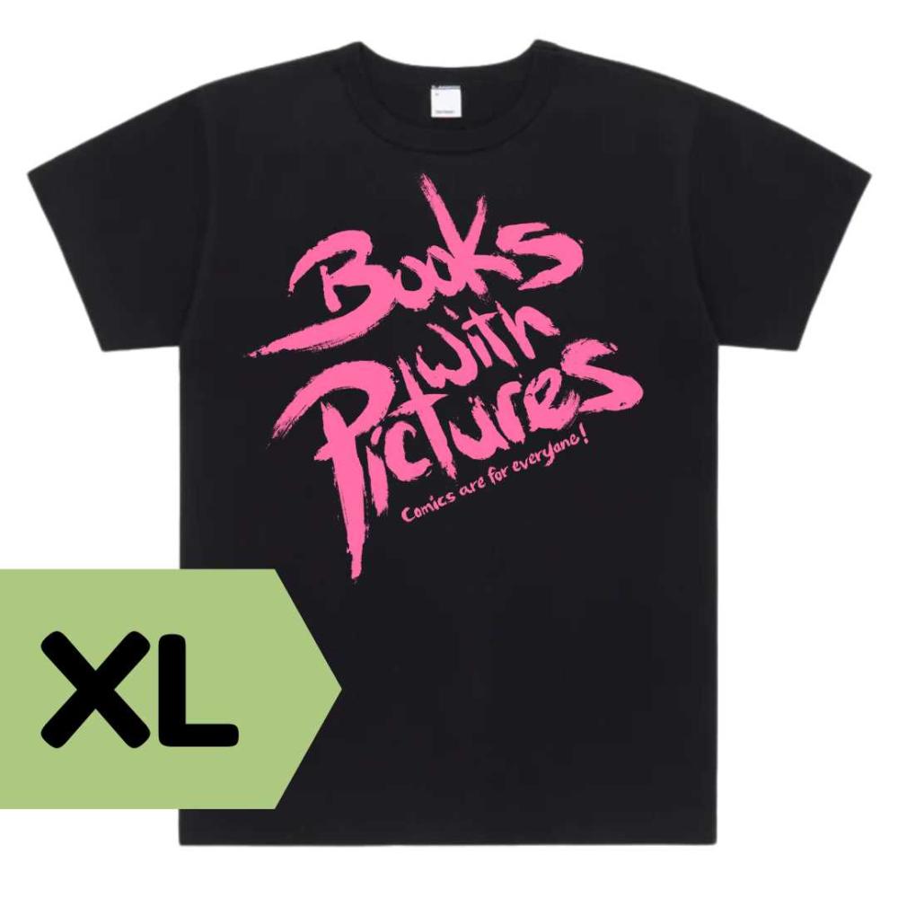 Black w/ Pink Brushstroke T-shirt XL