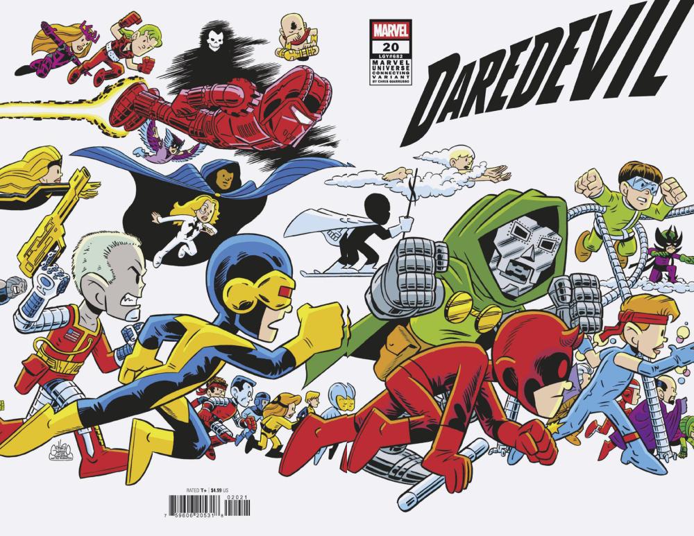 DAREDEVIL #20 CHRIS GIARRUSSO MARVEL UNIVERSE CONNECTING WRAP VAR C CVR B