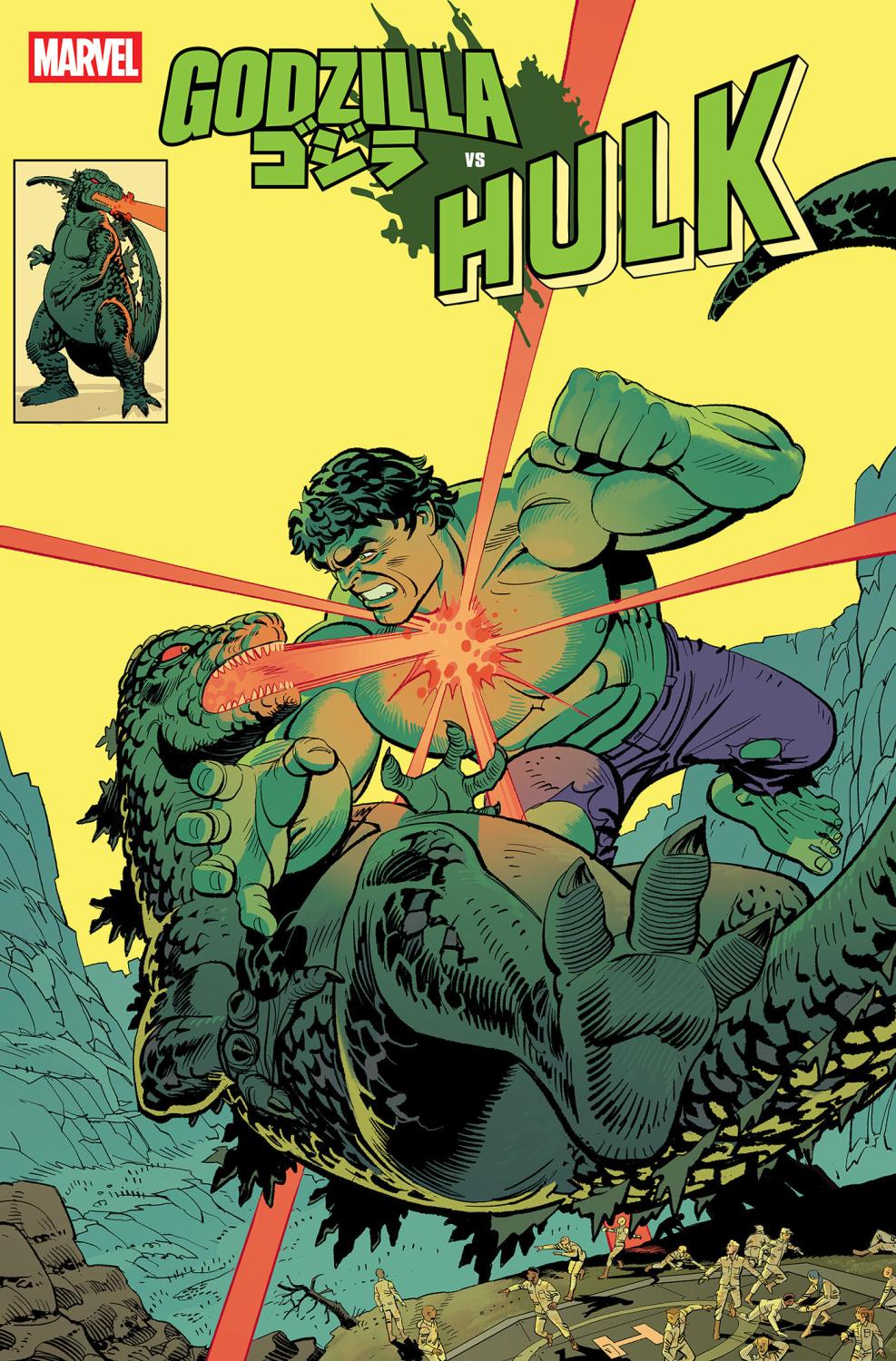 GODZILLA VS HULK #1 LEONARDO ROMERO GODZILLA KING OF THE MONSTERS HOMAGE VAR CVR E