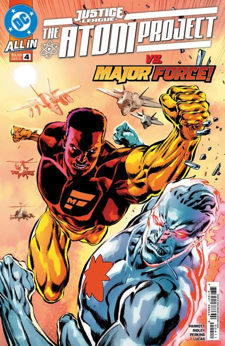 JUSTICE LEAGUE THE ATOM PROJECT #4 CVR A MIKE PERKINS OF 6