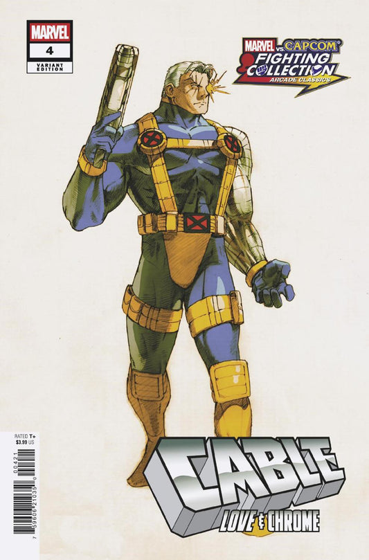 CABLE LOVE AND CHROME #4 BENGUS MARVEL VS CAPCOM VAR CVR B