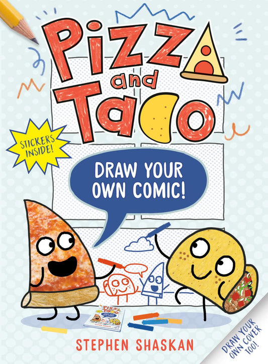 PIZZA AND TACO DRAW YOUR OWN COMIC