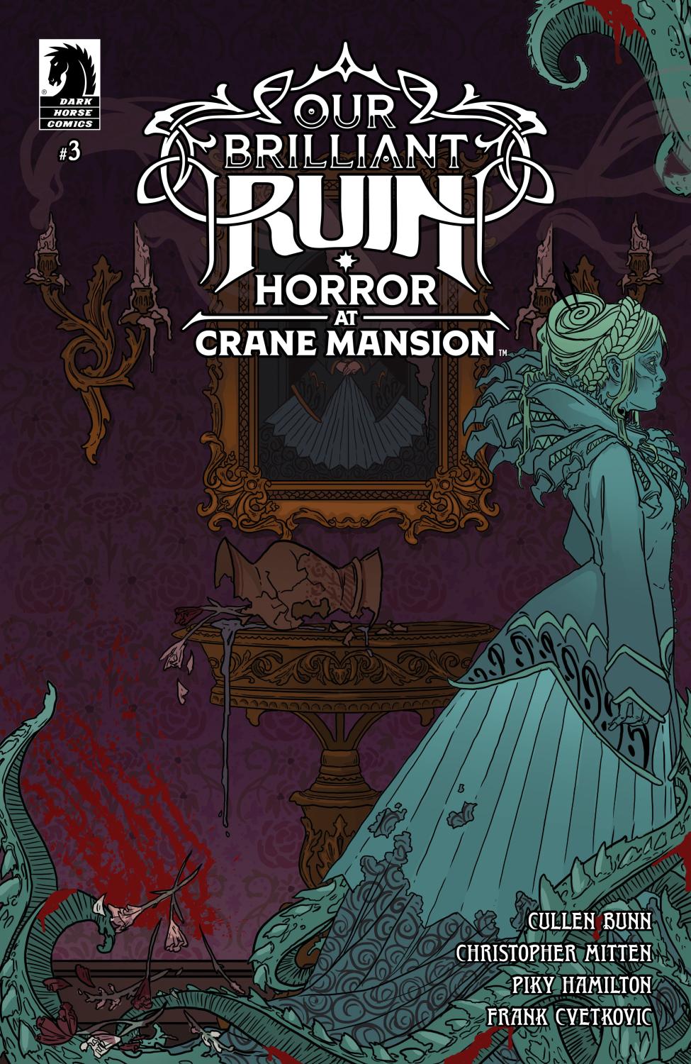 OUR BRILLIANT RUIN HORROR AT CRANE MANSION #3 CVR A HELEN MASK