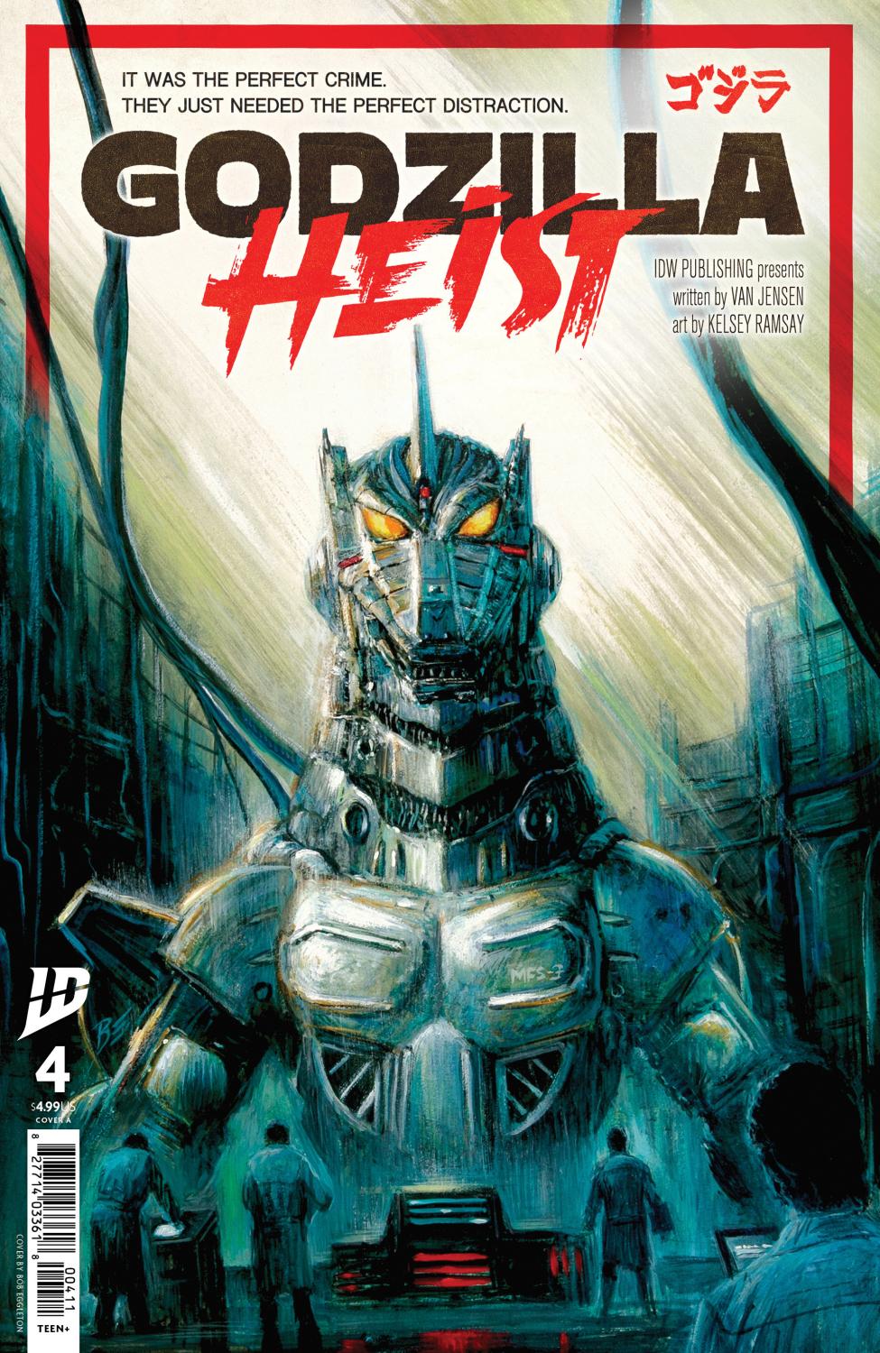 GODZILLA HEIST #4 COVER A EGGLETON CVR A