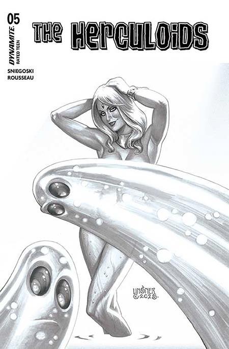 HERCULOIDS #5 CVR E INC 1:10 JOSEPH MICHEAL LINSNER LINE ART VAR